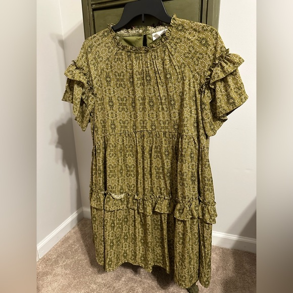 merci Dresses & Skirts - Olive floral dress